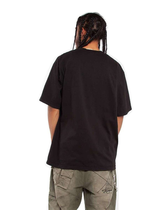Shaka Wear SHGD - Camiseta de cuello redondo teñida en prenda