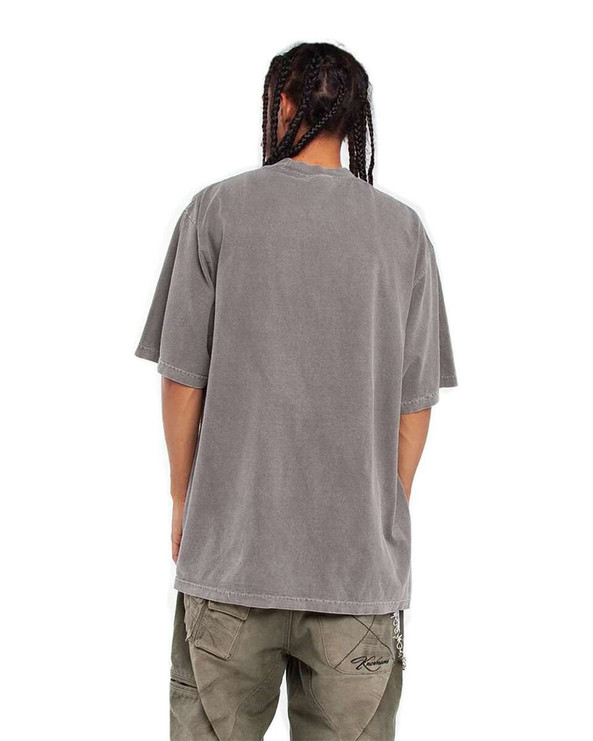 Shaka Wear SHGD - Camiseta de cuello redondo teñida en prenda