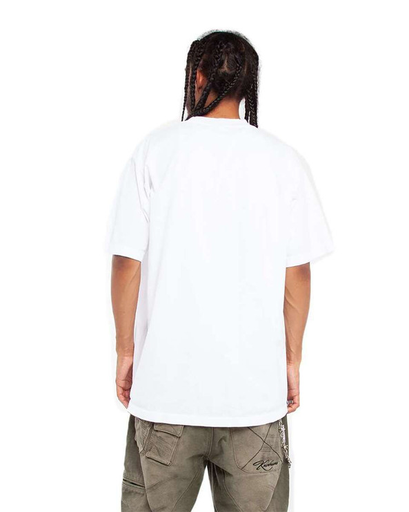 Shaka Wear SHGD - Camiseta de cuello redondo teñida en prenda