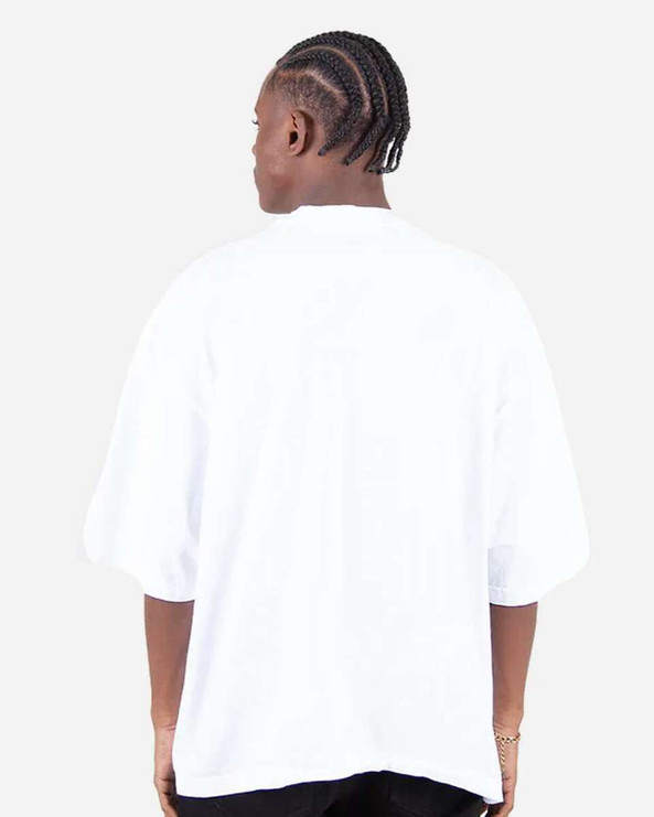 Shaka Wear SHGDD - Camiseta con hombros caídos teñida en prenda
