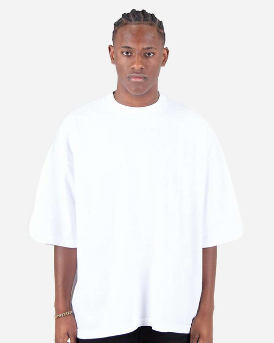 Shaka Wear SHGDD - Camiseta con hombros caídos teñida en prenda