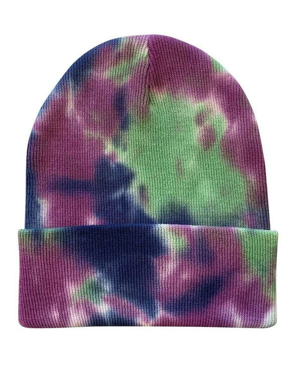 Sportsman SP412 - 12" Tie-Dyed Cuffed Beanie