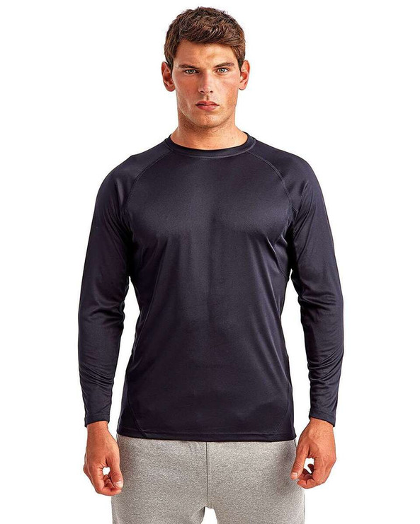 TriDri TD050 - Camiseta técnica de manga larga con paneles