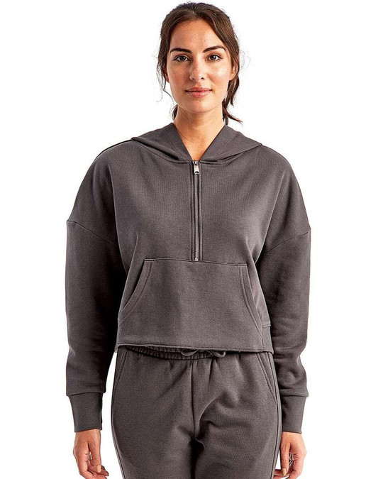 TriDri TD077 - Women's Alice Half-Zip Hooded Sweatshirt