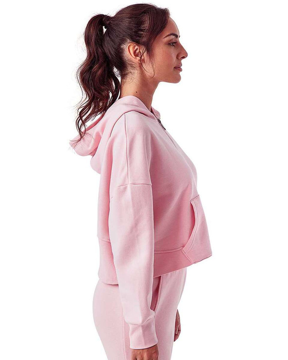 TriDri TD077 - Sudadera con capucha y media cremallera Alice, mujer