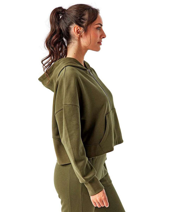TriDri TD077 - Women's Alice Half-Zip Hooded Sweatshirt