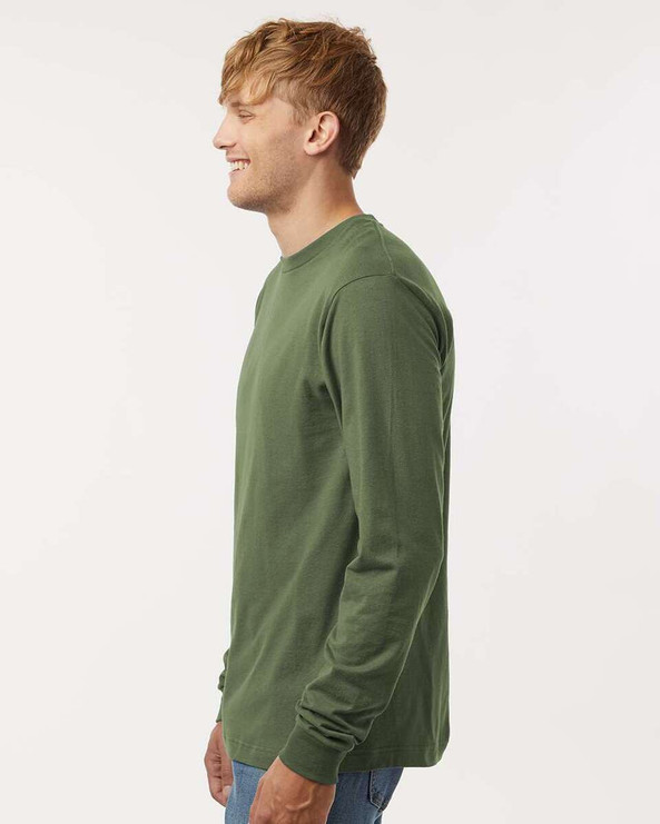 Tultex 202LS - Camiseta de manga larga de punto fino