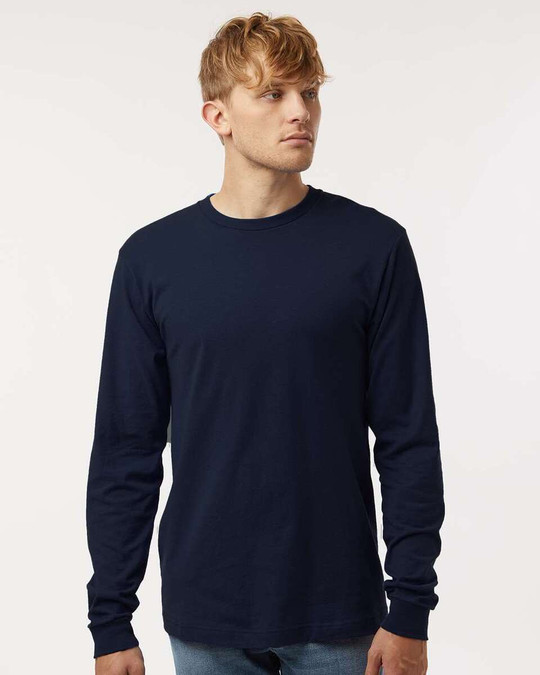 Tultex 202LS - Camiseta de manga larga de punto fino