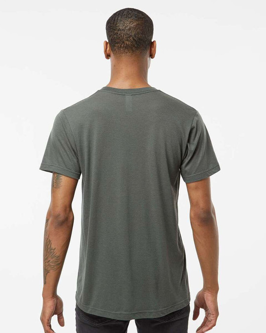 Tultex 207 - Camiseta de cuello en V Poly-Rich