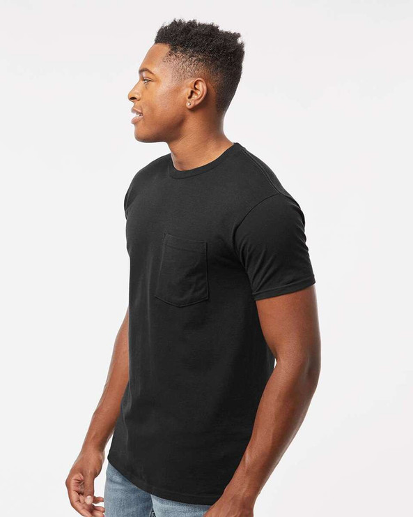 Tultex 293 - Heavyweight Jersey Pocket T-Shirt
