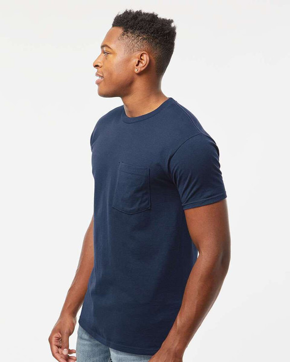 Tultex 293 - Heavyweight Jersey Pocket T-Shirt