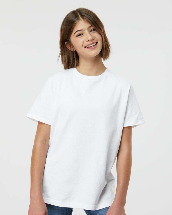 Tultex 295 - Camiseta juvenil de punto grueso
