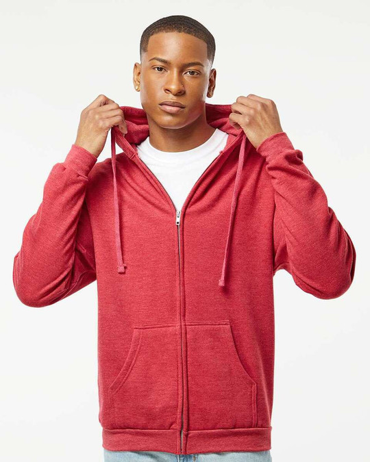Tultex 331 - Sudadera con capucha y cremallera