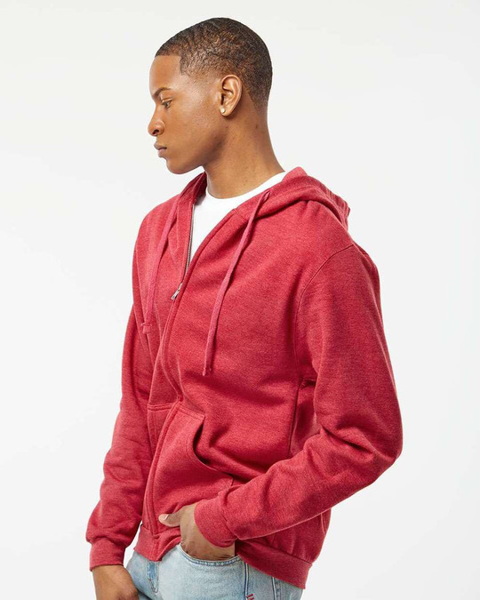 Tultex 331 - Sudadera con capucha y cremallera