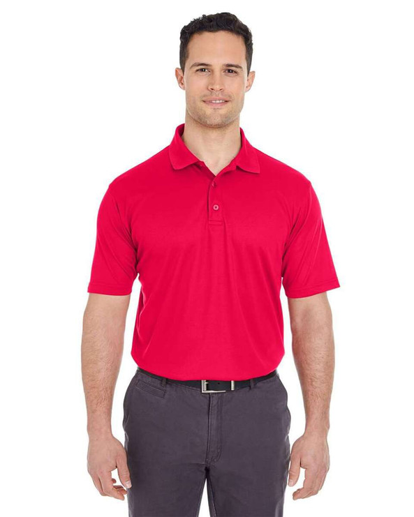 UltraClub 8210T - Polo Tall Cool &amp; Dry Mesh Piqué para hombre