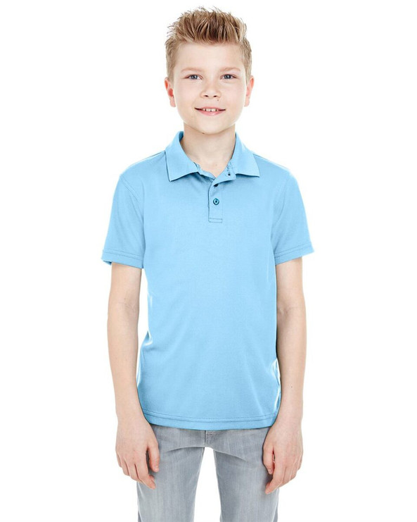 UltraClub 8210Y - Youth Cool & Dry Mesh Piqué Polo