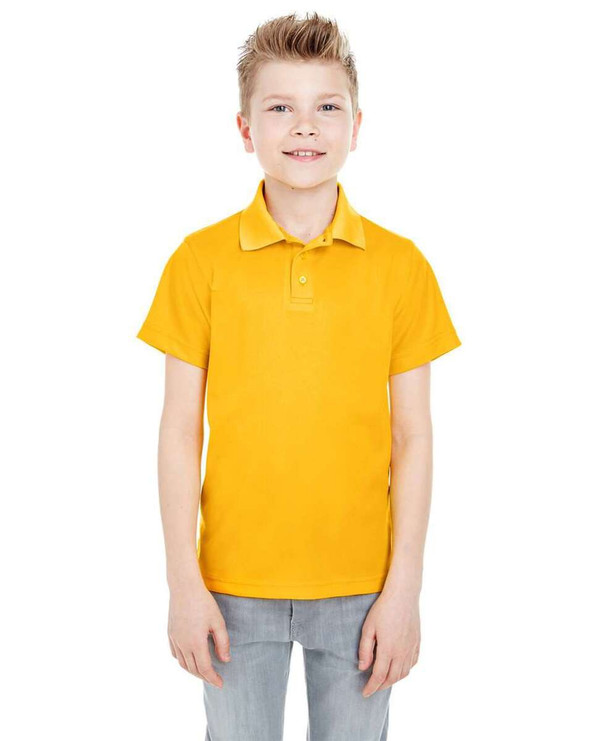 UltraClub 8210Y - Youth Cool & Dry Mesh Piqué Polo