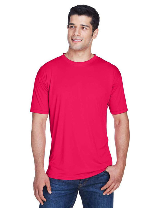 UltraClub 8420 - Camiseta de hombre Cool &amp; Dry Sport Performance Interlock