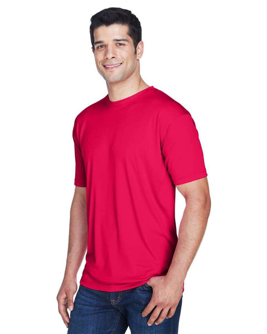 UltraClub 8420 - Camiseta de hombre Cool &amp; Dry Sport Performance Interlock