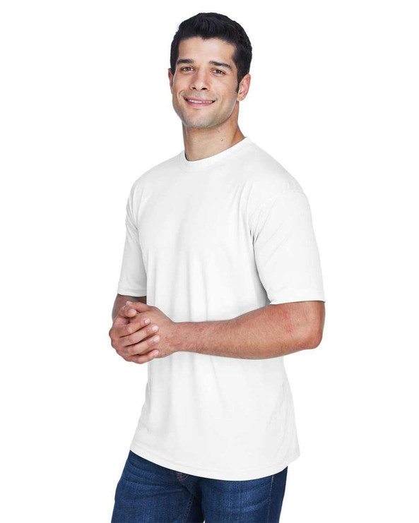 UltraClub 8420 - Camiseta de hombre Cool &amp; Dry Sport Performance Interlock