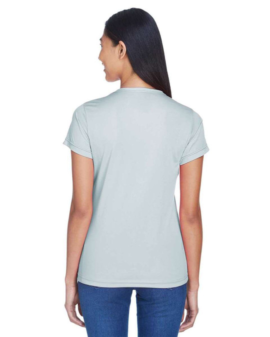 UltraClub 8420L - Camiseta de mujer Cool &amp; Dry Sport Performance Interlock
