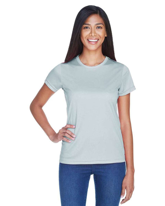 UltraClub 8420L - Camiseta de mujer Cool &amp; Dry Sport Performance Interlock