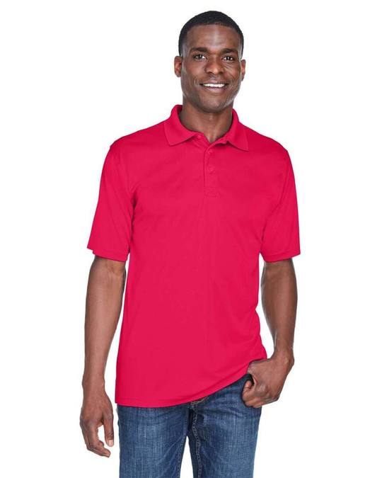 UltraClub 8425 - Polo de hombre Cool &amp; Dry Sport Performance Interlock