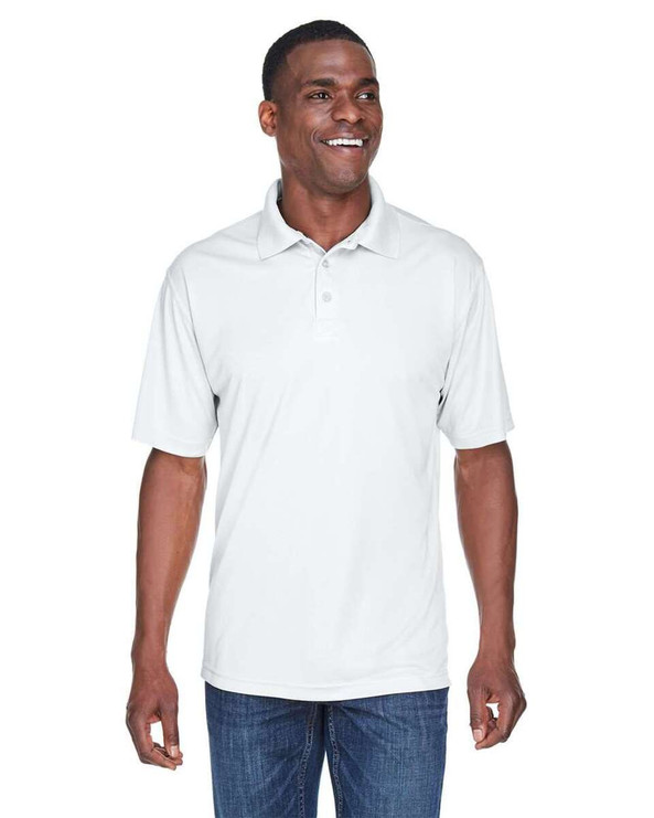 UltraClub 8425 - Polo de hombre Cool &amp; Dry Sport Performance Interlock