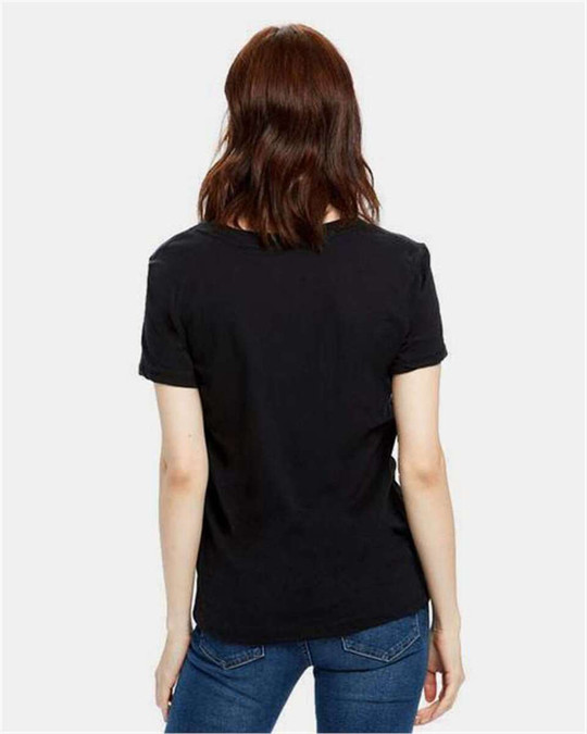 US Blanks US115 - Camiseta Boyfriend de corte holgado para mujer