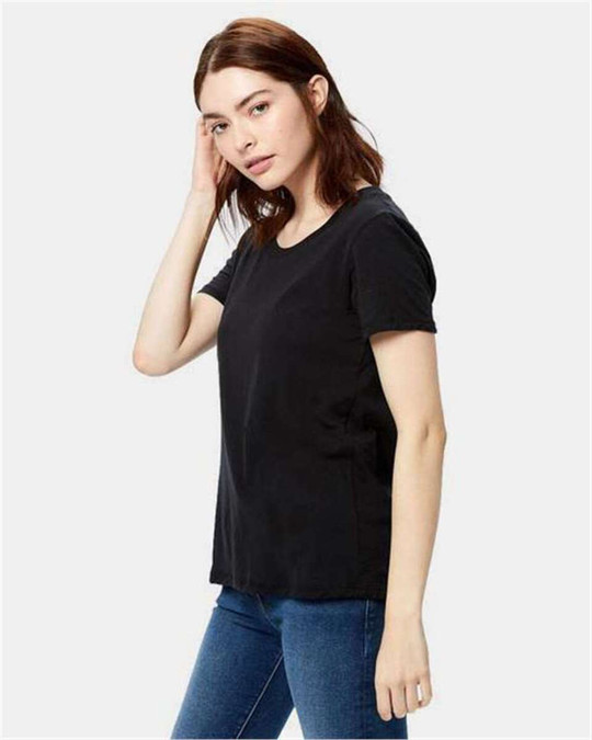 US Blanks US115 - Camiseta Boyfriend de corte holgado para mujer