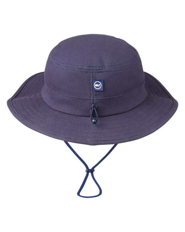vineyard vines F002311 - Sombrero de cubo de lona con parche de surf