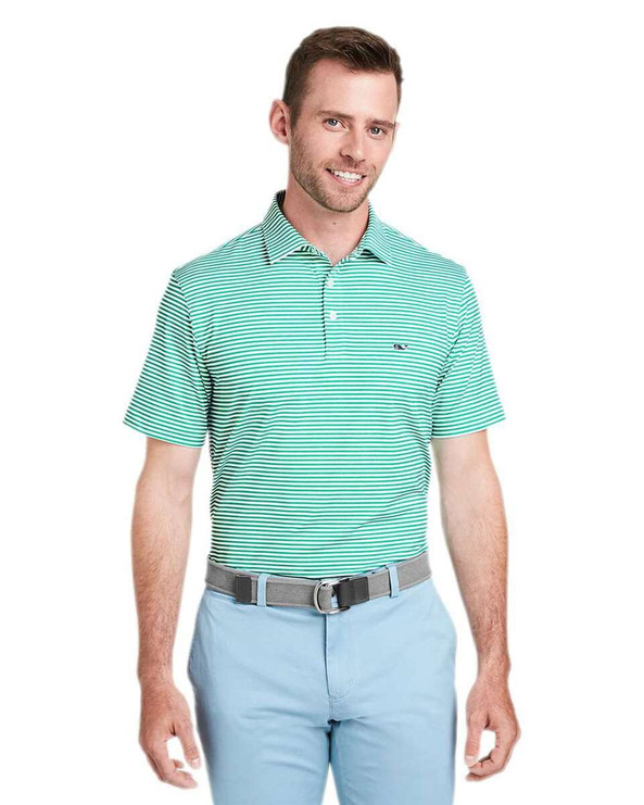 vineyard vines G011145 - Polo Heathered Winstead Sankaty