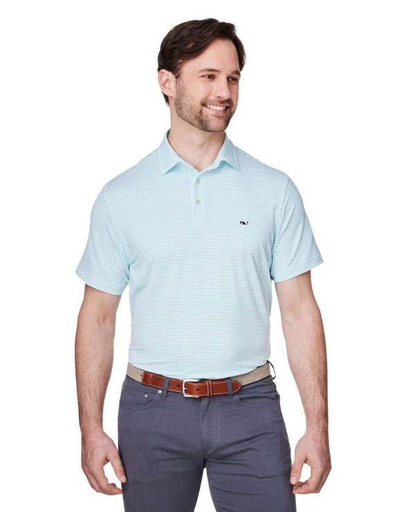 vineyard vines G012426 - Bradley Stripe Sankaty Polo