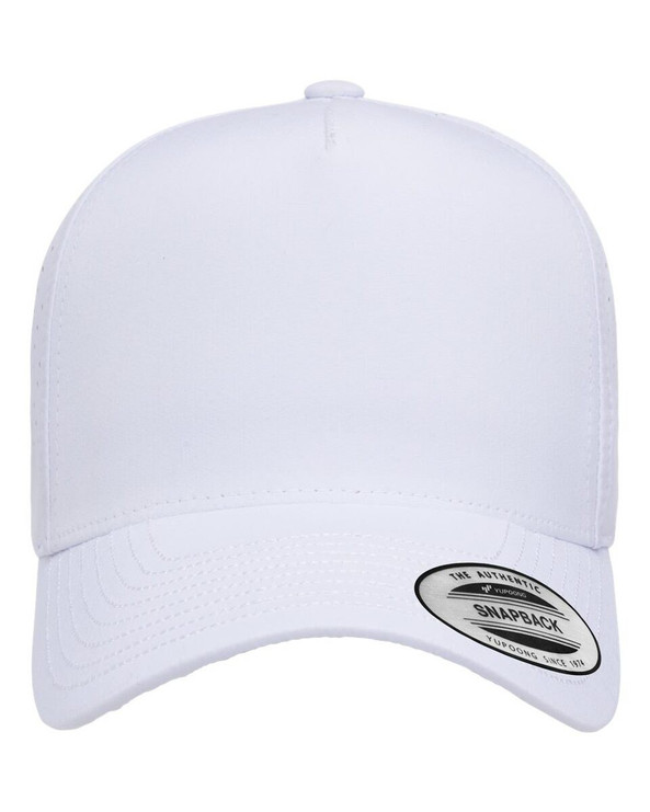 YP Classics 5389AP - Snapback de cinco paneles con gorra perforada