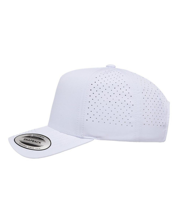 YP Classics 5389AP - Snapback de cinco paneles con gorra perforada