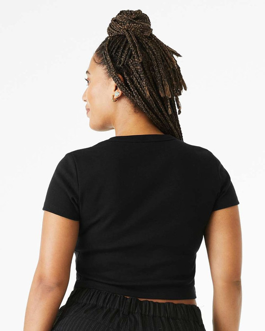 Bella+Canvas 1010 - Camiseta de Bebé de Micro Canalé para Mujer