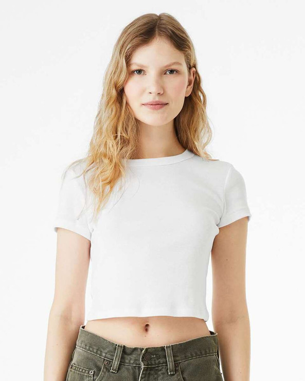 Bella+Canvas 1010 - Women's Micro Rib Baby Tee