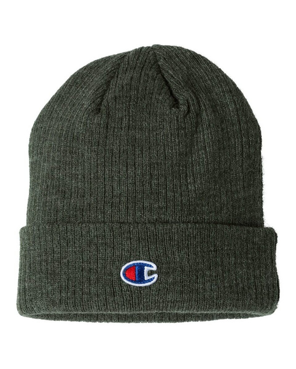Champion CS4003 - Cuff Beanie With Patch