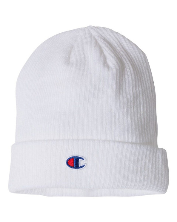 Champion CS4003 - Cuff Beanie With Patch