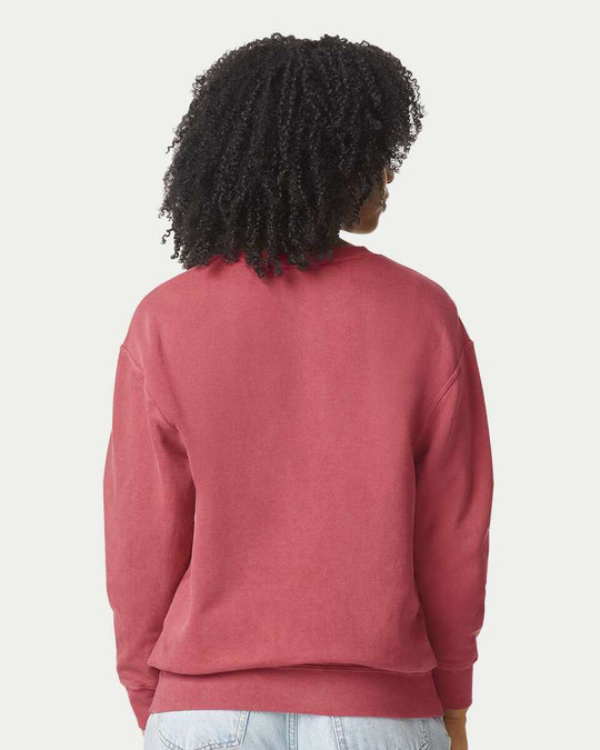Comfort Colors 1466 - Sudadera de cuello redondo de forro polar ligero teñida en prenda