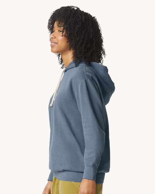 Comfort Colors 1467 - Sudadera con capucha de forro polar ligero teñida en prenda