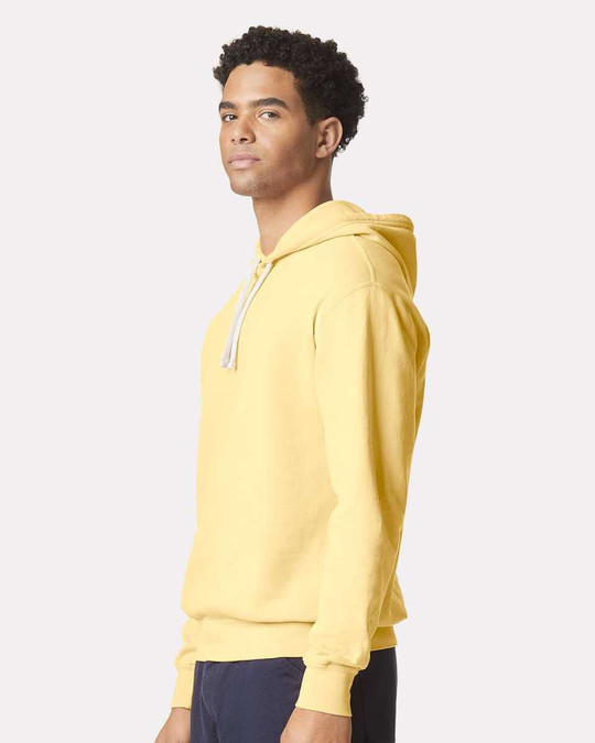 Comfort Colors 1467 - Sudadera con capucha de forro polar ligero teñida en prenda
