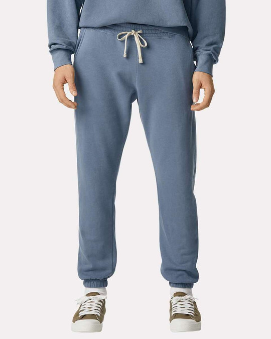 Comfort Colors 1469 - Pantalones de chándal de forro polar ligero teñidos en prenda
