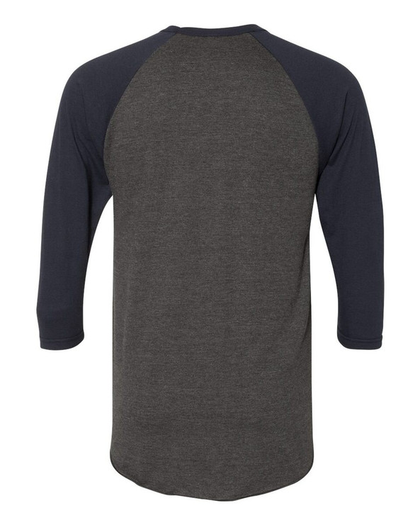 American Apparel BB453W - Unisex Poly-Cotton 3/4-Sleeve Raglan T-Shirt