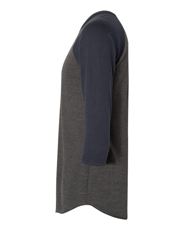 American Apparel BB453W - Unisex Poly-Cotton 3/4-Sleeve Raglan T-Shirt
