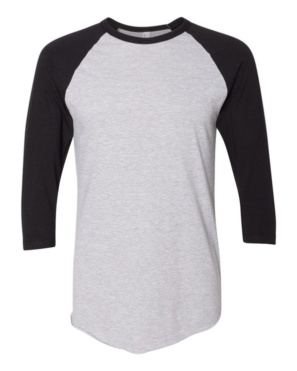 American Apparel BB453W - Unisex Poly-Cotton 3/4-Sleeve Raglan T-Shirt