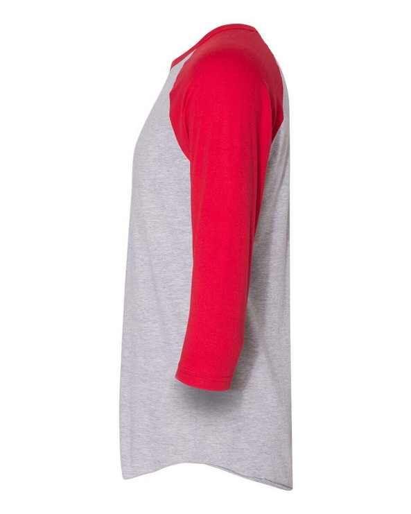 American Apparel BB453W - Unisex Poly-Cotton 3/4-Sleeve Raglan T-Shirt