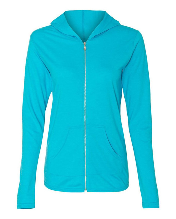 Anvil 6759L - Women's Triblend Full-Zip Hooded Long Sleeve T-Shirt