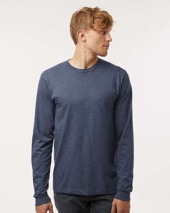 M&O 4501 - T-Shirt à manches longues en jersey fin