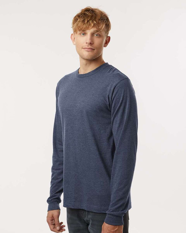 M&O 4501 - T-Shirt à manches longues en jersey fin